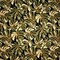 1 Yard Multicolor Monstera Leaves Light Barkcloth Cotton Fabric
